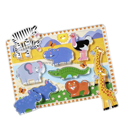 Custom acrylic toy puzzle block set CA-250