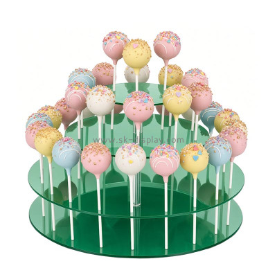 Custom acrylic 3 tier cake pop display stand rack FD-615