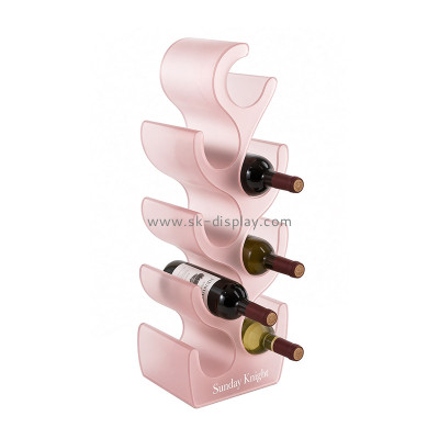 Custom tree shaped acrylic unique wine bottle holder rack WD-349