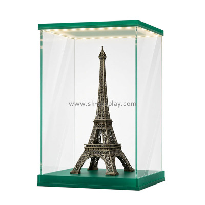 Custom acrylic Eiffel Tower LED display case LDD-244