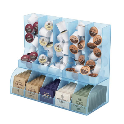 Custom acrylic coffee pod organizer and dispenser FD-619