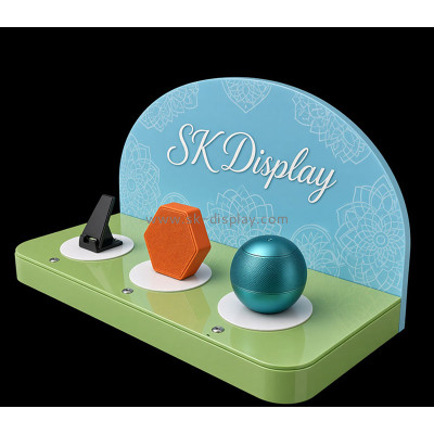 Custom acrylic exhibition wireless speaker display stand PD-405