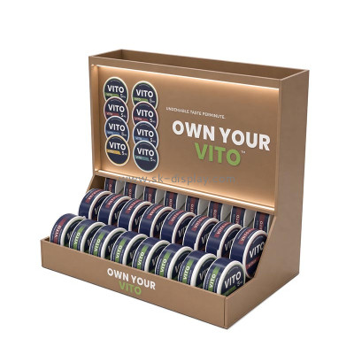 Custom acrylic VITO nicotine pouches LED display rack KLD-251