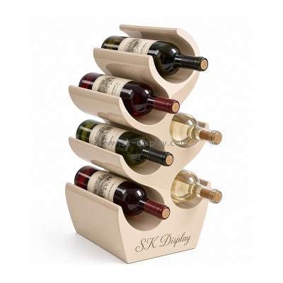 Custom retail wine bottle rack holder WD-357