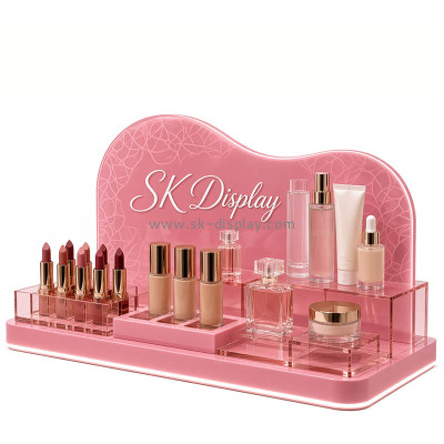 Custom retail makeup illuminated displays KLD-256