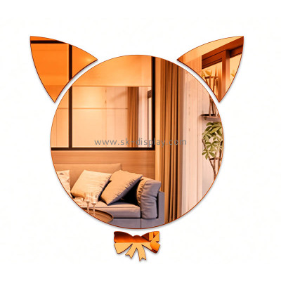 Custom wall decor cat mirror sticker MA-260
