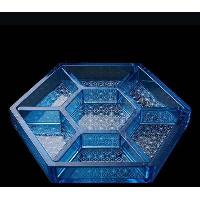 Custom hexagon sectional tray STS-353