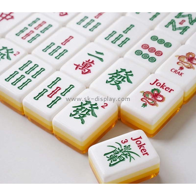Custom acrylic mahjong tiles manufacturer SOD-1233