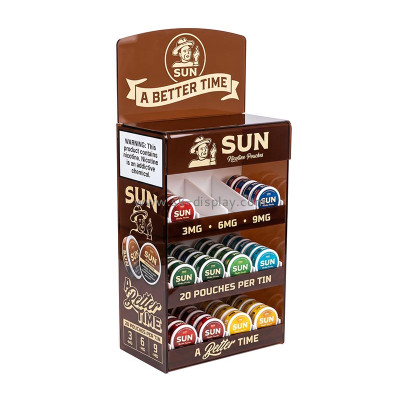Custom acrylic nicotine display manufacturer DBS-1423